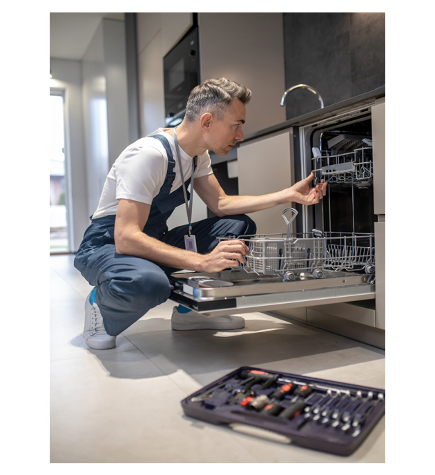 Dishwasher repair technician
